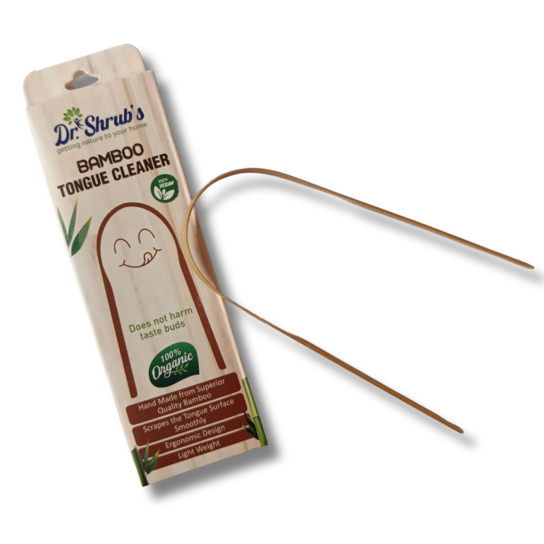 Organic bamboo tongue cleaner