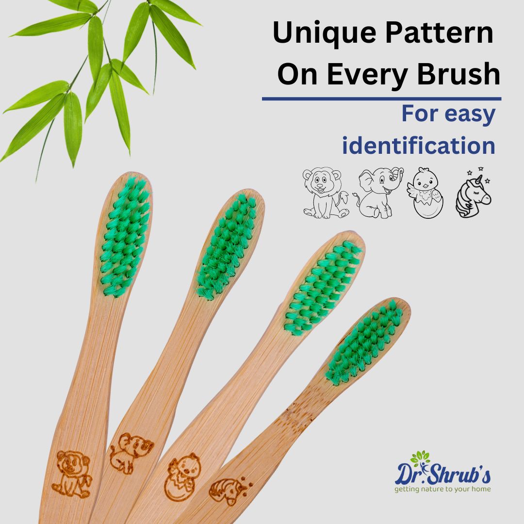 Organic Bamboo toothbrush for kids