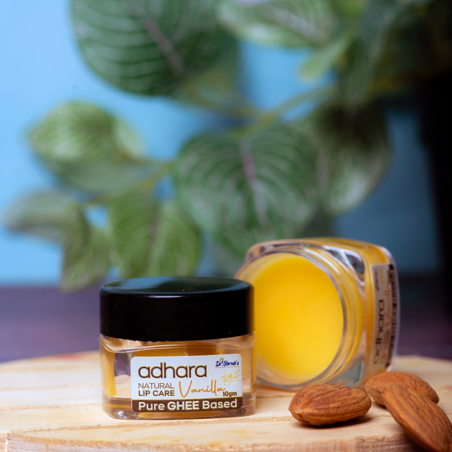 Dr.Shrub's Adhara- Pure ghee based lip balm- vanilla flavour