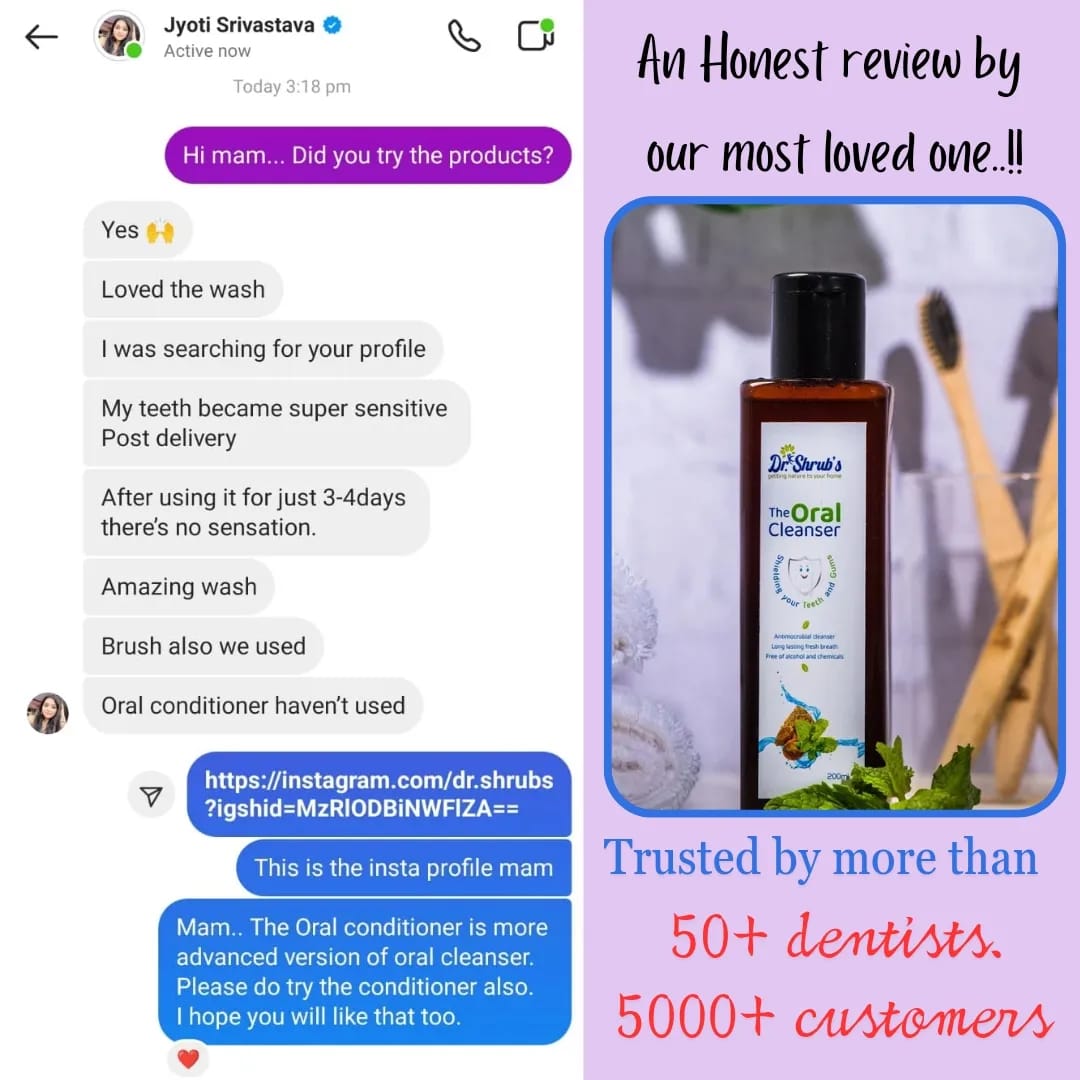 Genuine review of Natural mouthwashes from a mom in postpartum phase