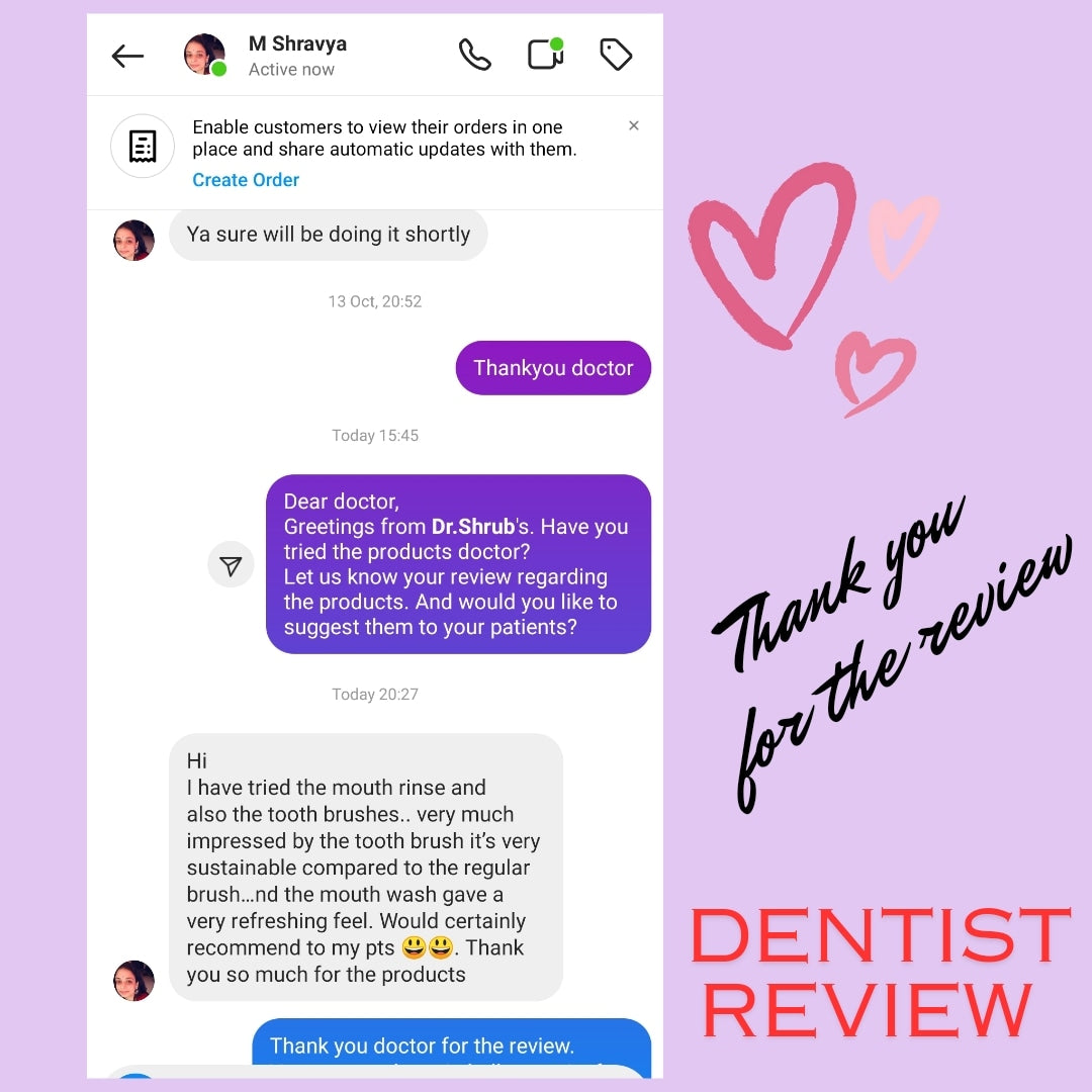 Dentist review for Dr. Shrub's Natural mouthwashes