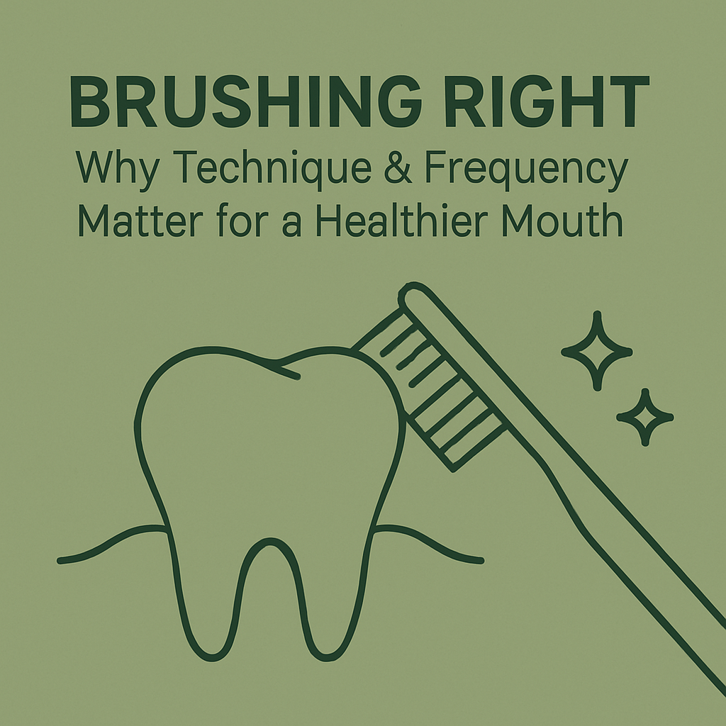 Brushing Right: Why Technique & Frequency Matter for a Healthier Mouth