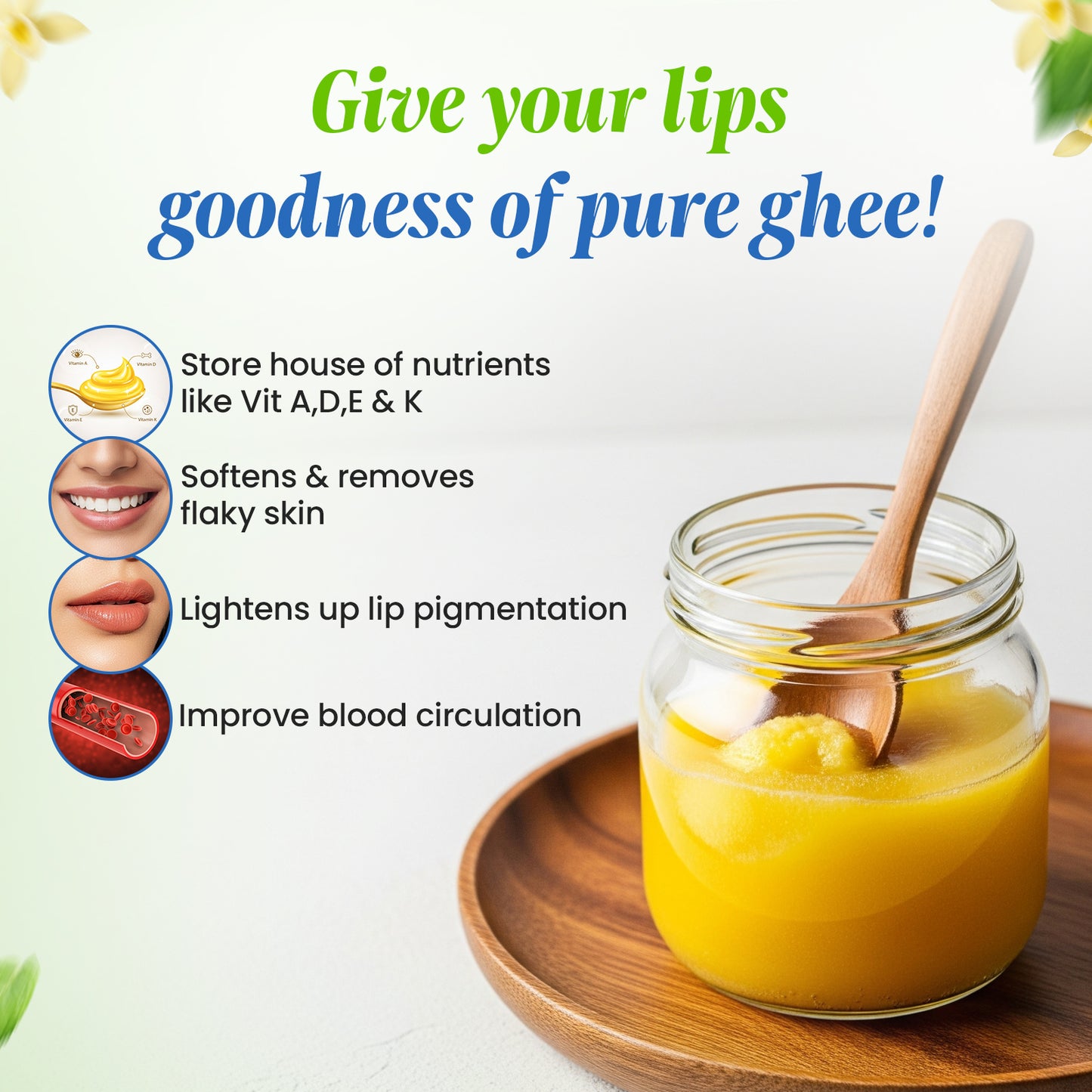 Ghee Lip Balm- Mint