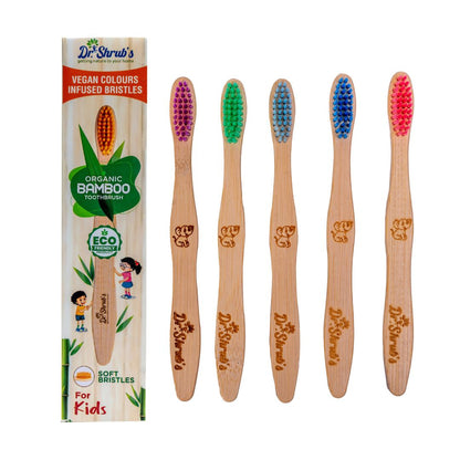 Organic Bamboo toothbrush for kids