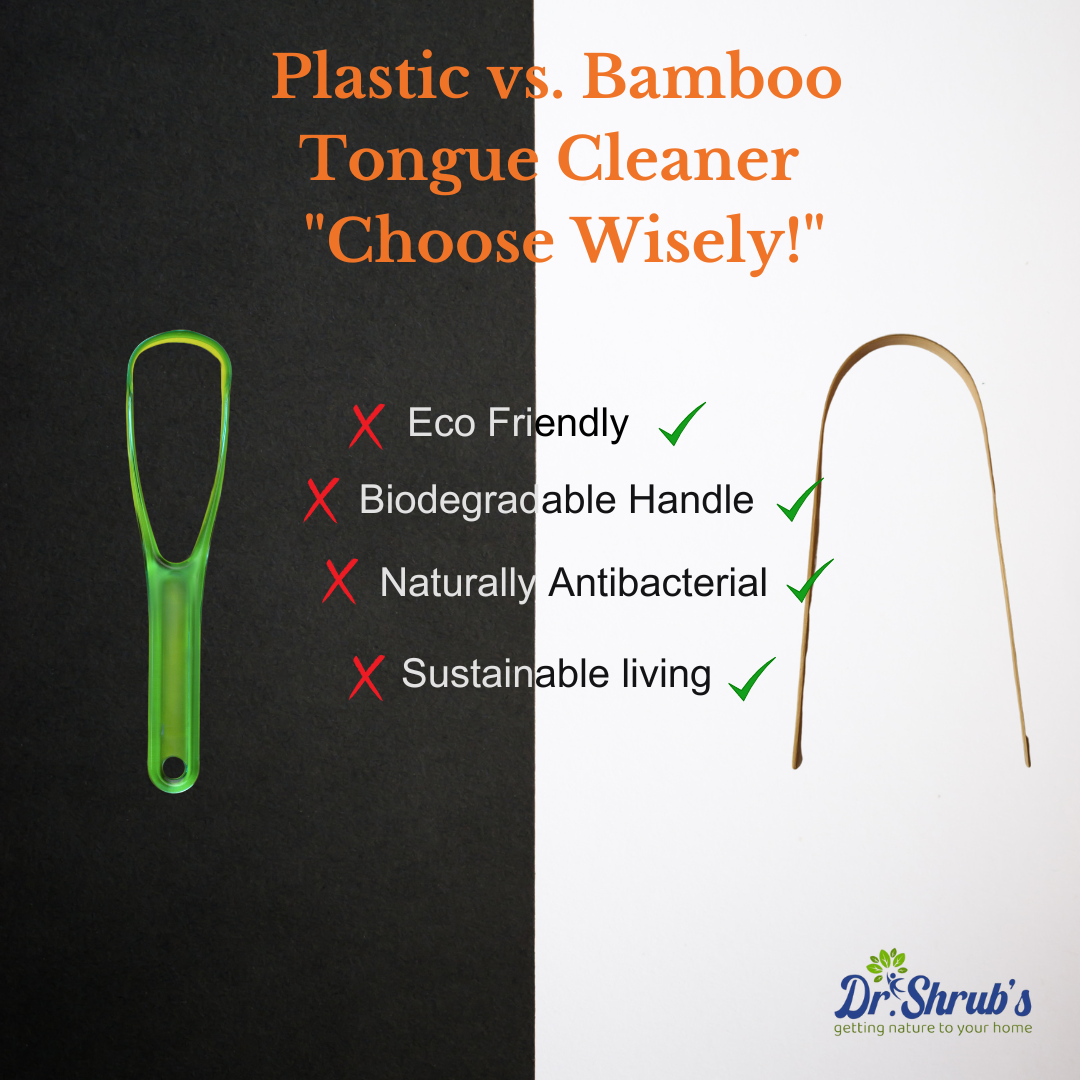 Plastic vs bamboo tongue cleaner