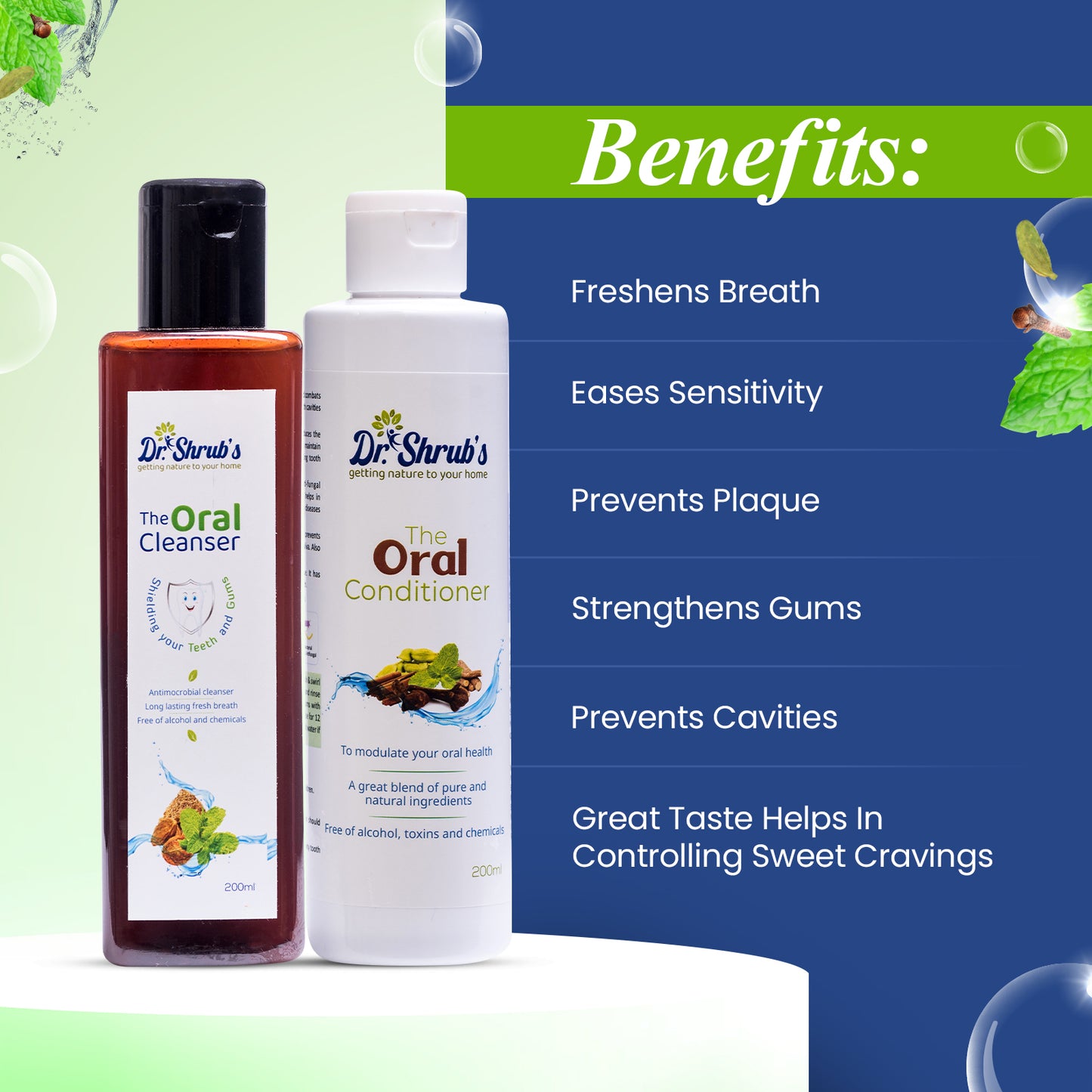 Complete Oral Ritual (200 ml mouthwash+ Vanilla Lip balm)