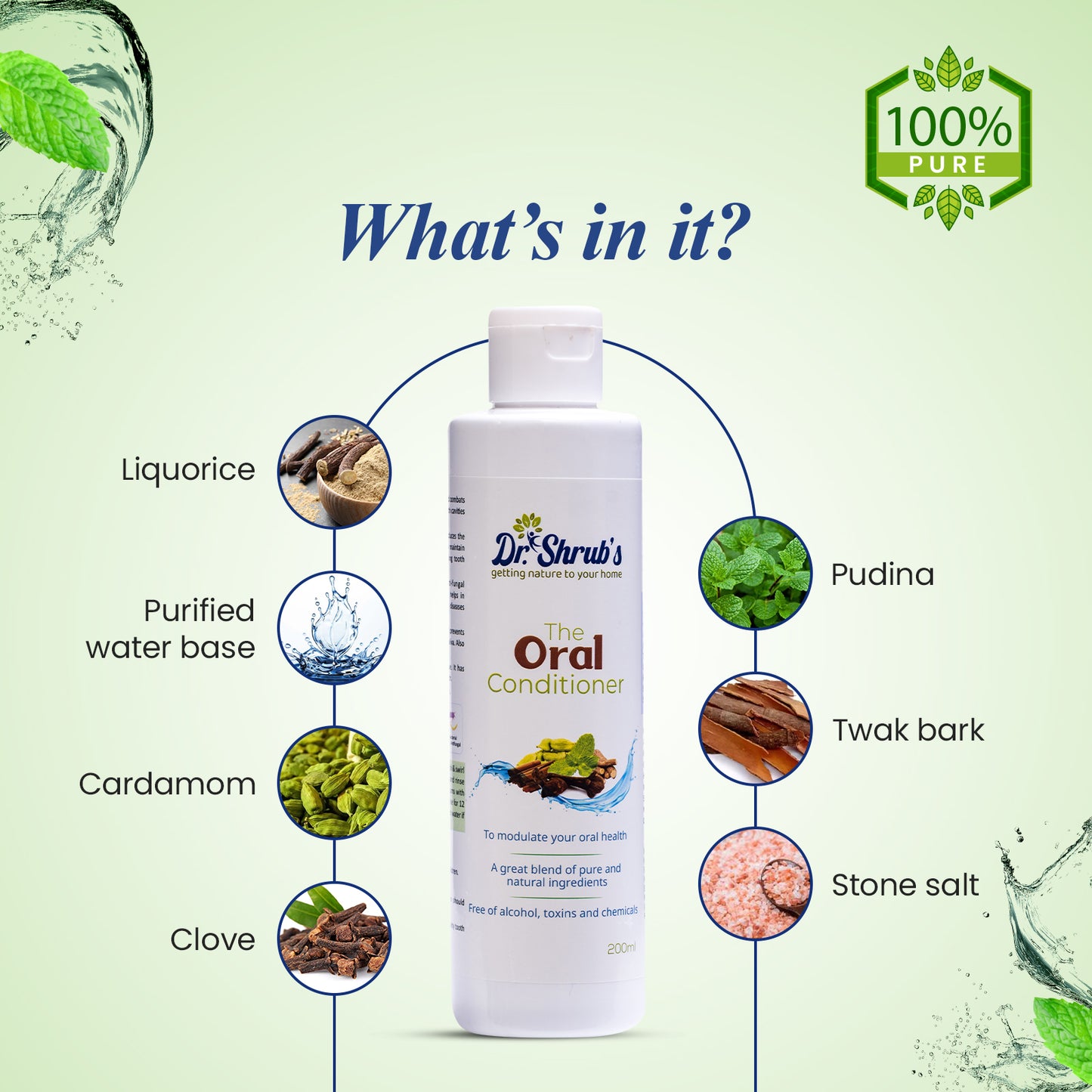 Complete Oral Ritual (200 ml mouthwash+ Vanilla Lip balm)