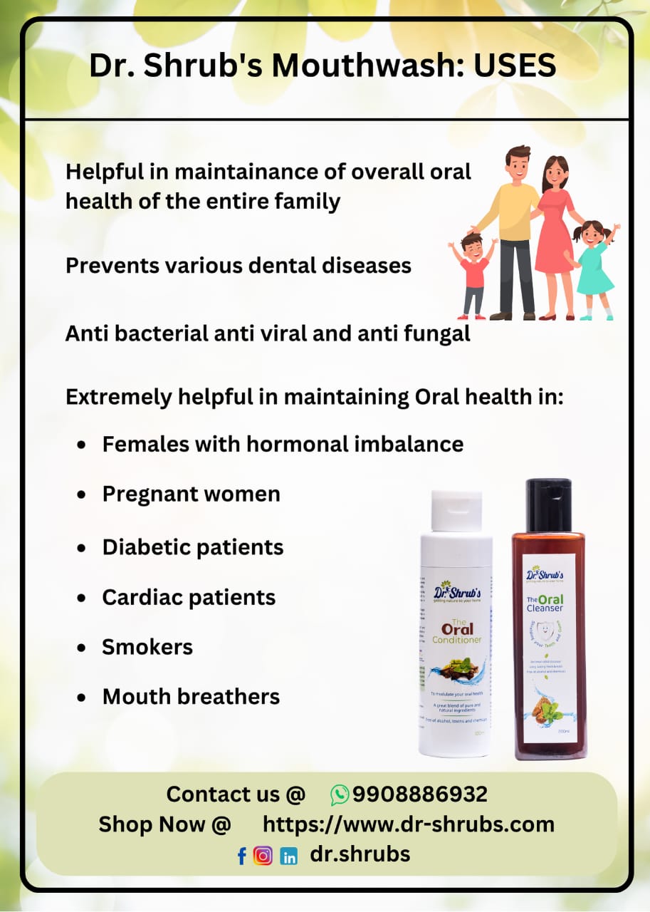 The Oral Conditioner 100 ml- Plant based natural mouthwash