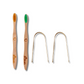 Organic Bamboo toothbrush & tongue cleaner